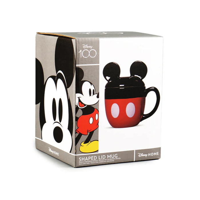 Disney Mickey Mouse Shaped Mug With Lid