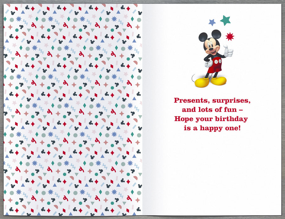 UKG Micky Mouse Your 1 Today Birthday Card