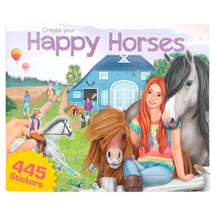 Ylvi Create Your Happy Horses Colouring Book