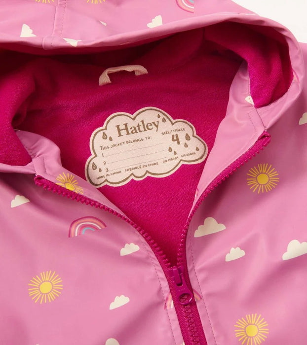 Hatley Sun Charms Zip Up Rain Jacket