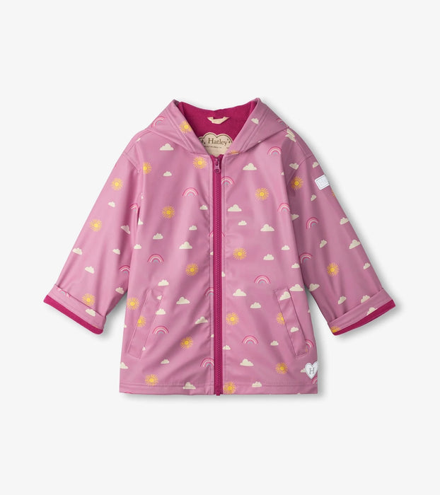 Hatley Sun Charms Zip Up Rain Jacket