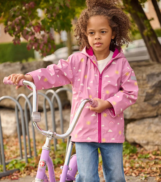 Hatley Sun Charms Zip Up Rain Jacket