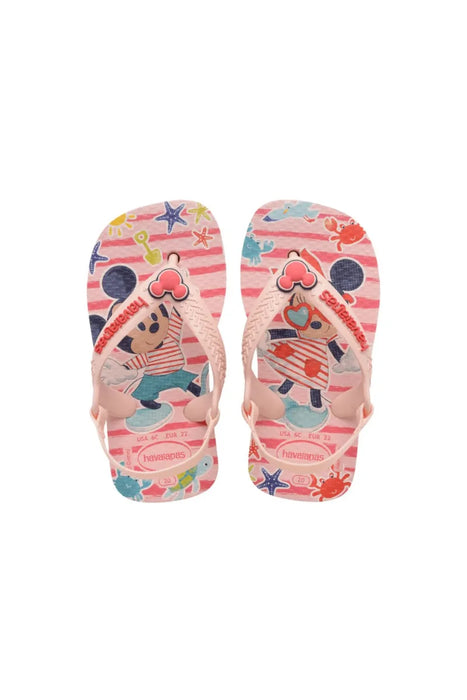 Havaianas Baby Disney Classics Micky And Minnie Flip Flops