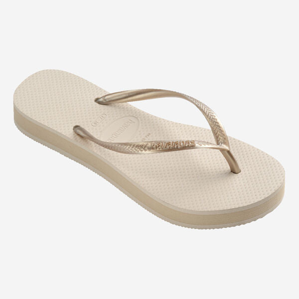 Havaianas Women's Slim Flatform Flip Flops In Beige