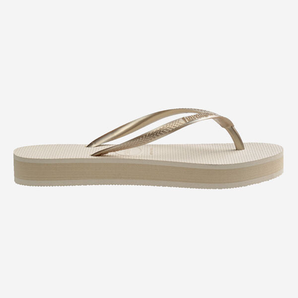 Havaianas Women's Slim Flatform Flip Flops In Beige
