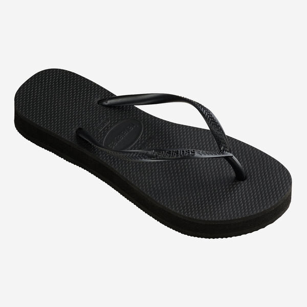 Havaianas Women's Slim Flatform Flip Flops In Black