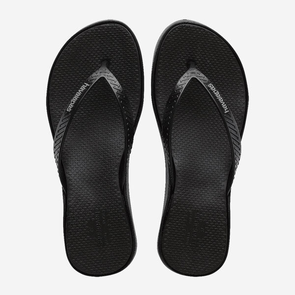 Havaianas Women's High Platform Flip Flops In Black