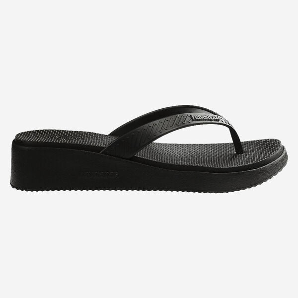 Havaianas Women's High Platform Flip Flops In Black