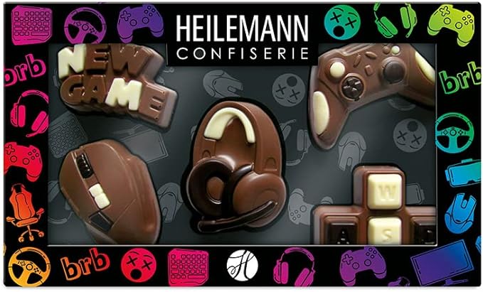 Heilemann Chocolate Gaming Theme Milk Chocolate Gift Pack