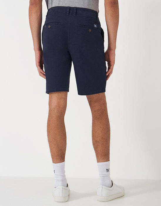 Crew Clothing Men's Bermuda Chino Stretch Shorts - Heritage Dark Navy