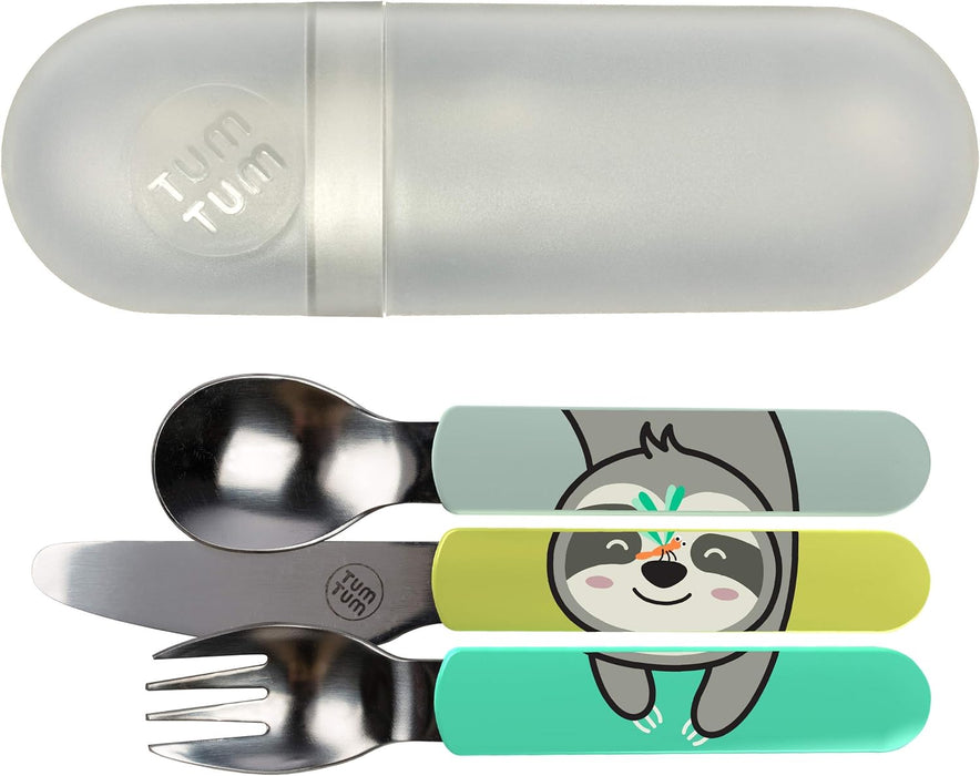 Hippychick TUM TUM Toddler Stanley Sloth Cutlery