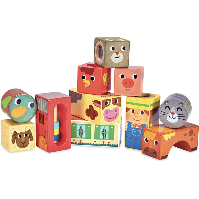 Hippychick Vilac Farm Musical Blocks