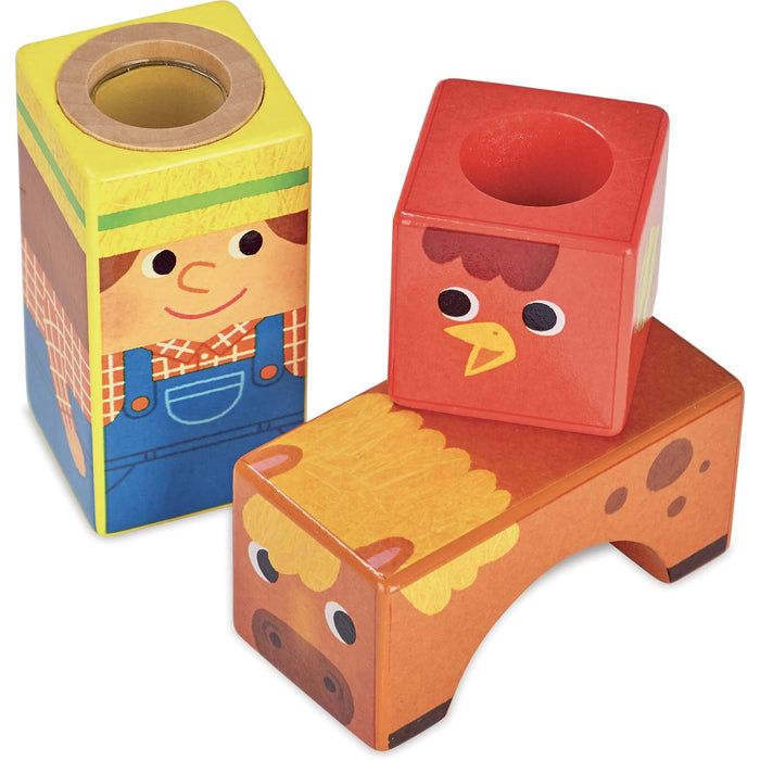 Hippychick Vilac Farm Musical Blocks