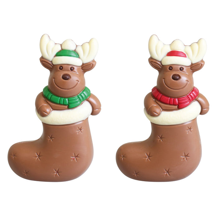Decorated Hollow Milk Chocolate Decorated Elk 110g