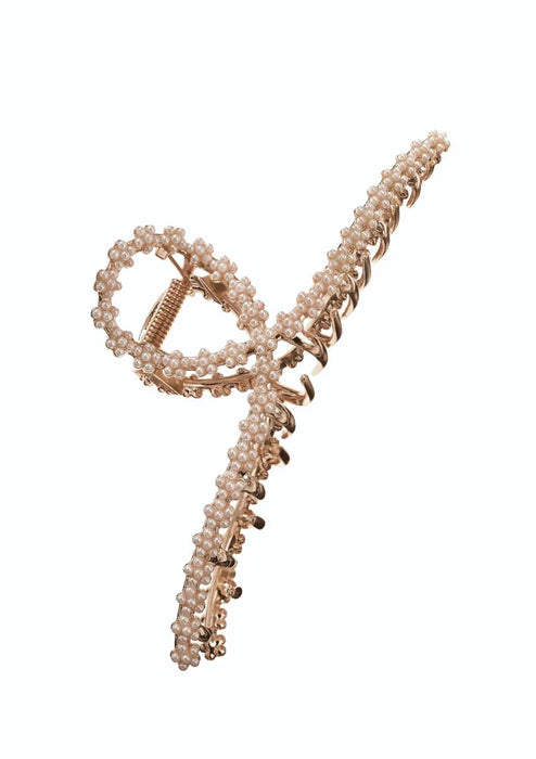 Hot Tomato Antique Gold/Faux Pearl Age of Elegance Clamp