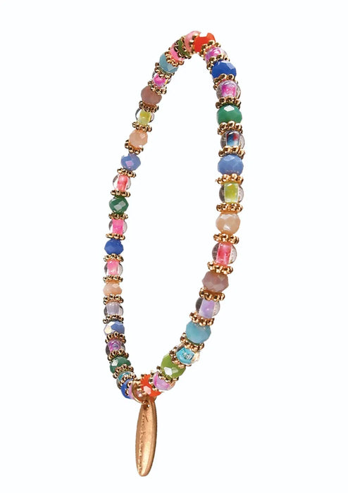 Hot Tomato Bevy of Beads Solo String Bracelet