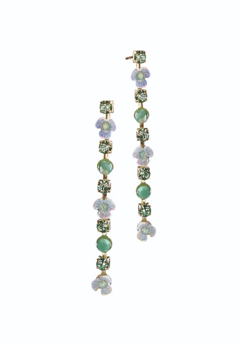 Hot Tomato Cambridge Blue/Airforce  Opal Flower Chain