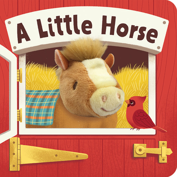 House Of Marbles A Little Horse Chunky Finger Puppet Book