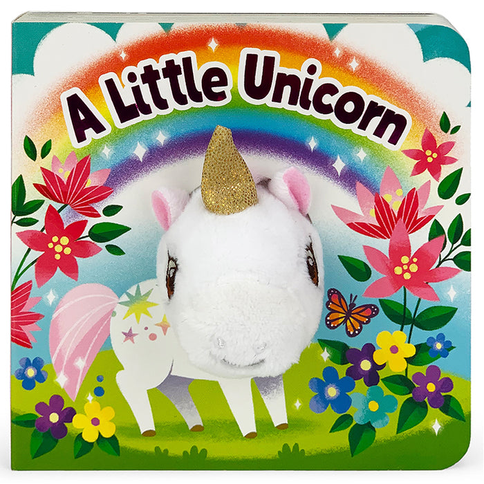 House Of Marbles A Little Unicorn Chunky Finger Puppet Book