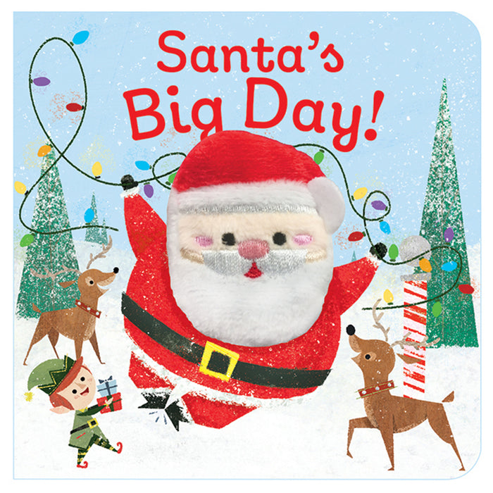 House Of Marbles Santa’s Big Day Chunky Finger Puppet Book