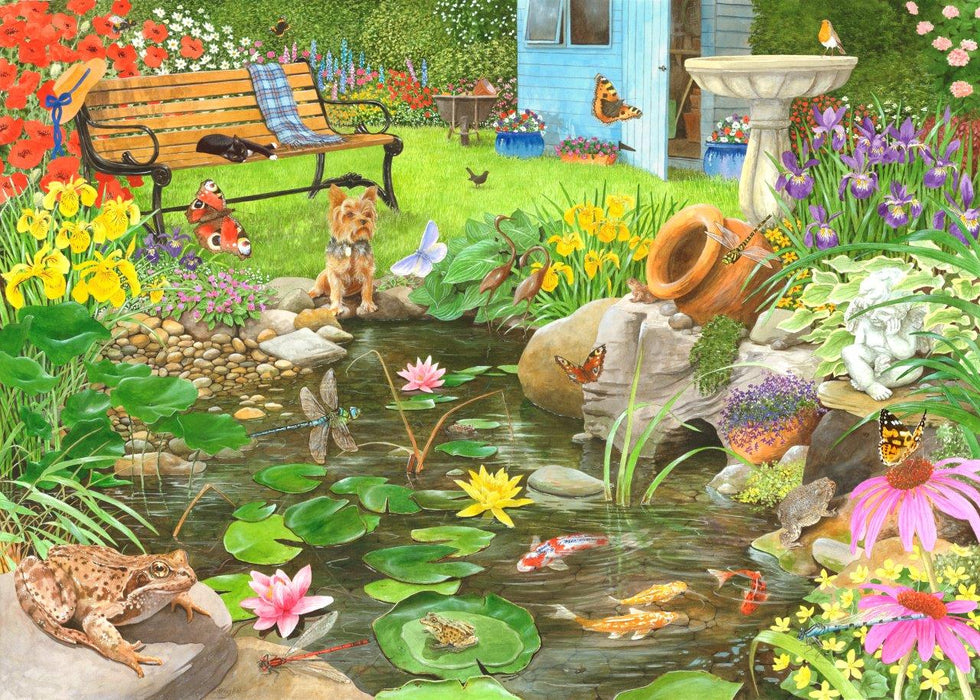 House Of Puzzles Lily Pond 1000 Piece Jigsaw Puzzle