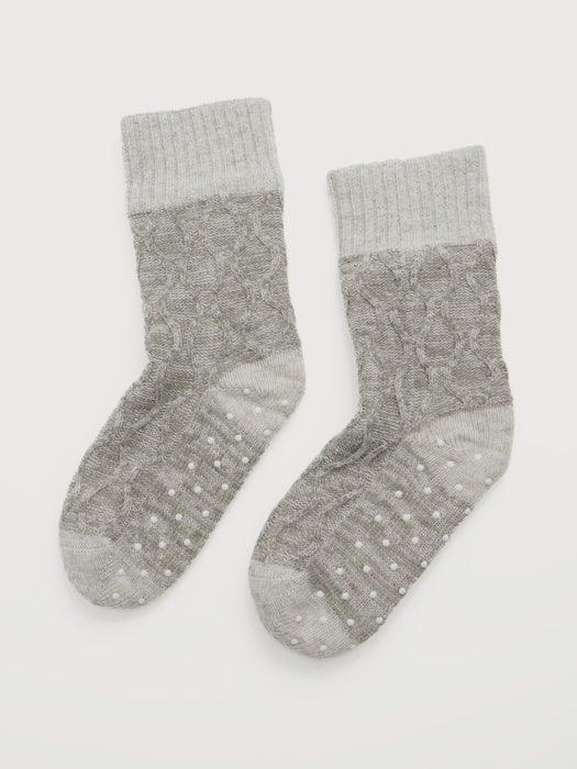 Seasalt Women's House Socks In Aran Twist