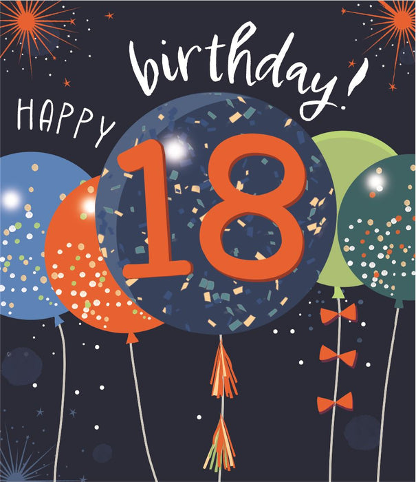 ICG Happy 18th Birthday Card
