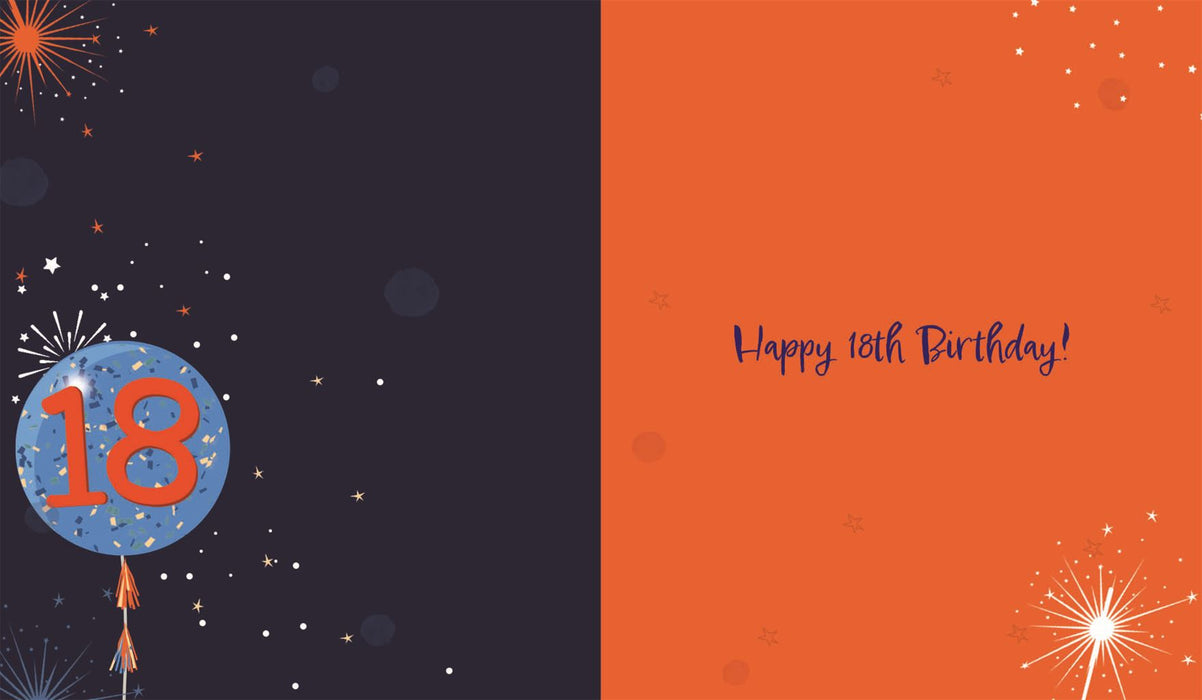 ICG Happy 18th Birthday Card