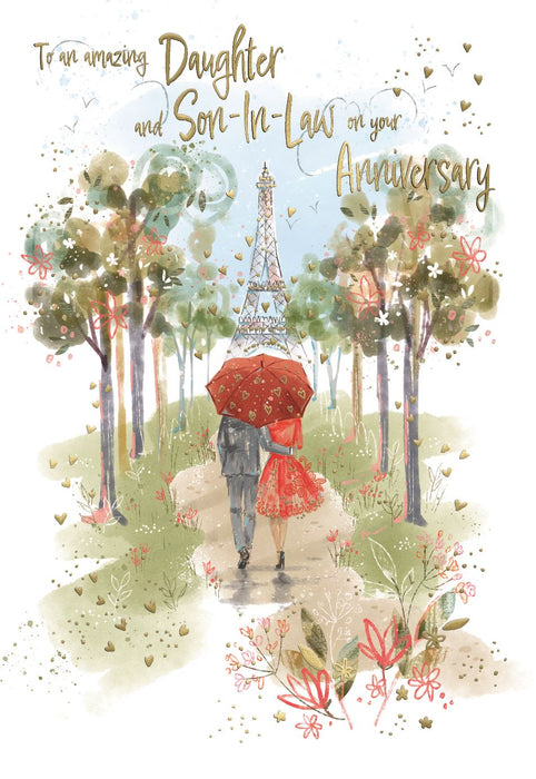 ICG Daughter & Son In Law Anniversary Card