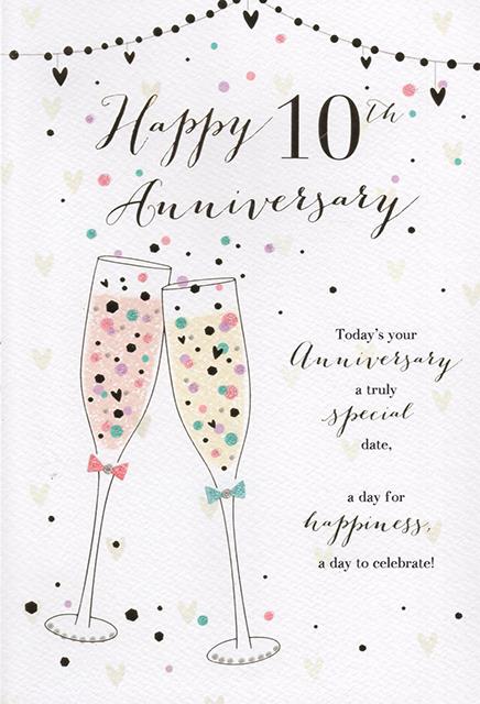 ICG Happy 10th Anniversary Card