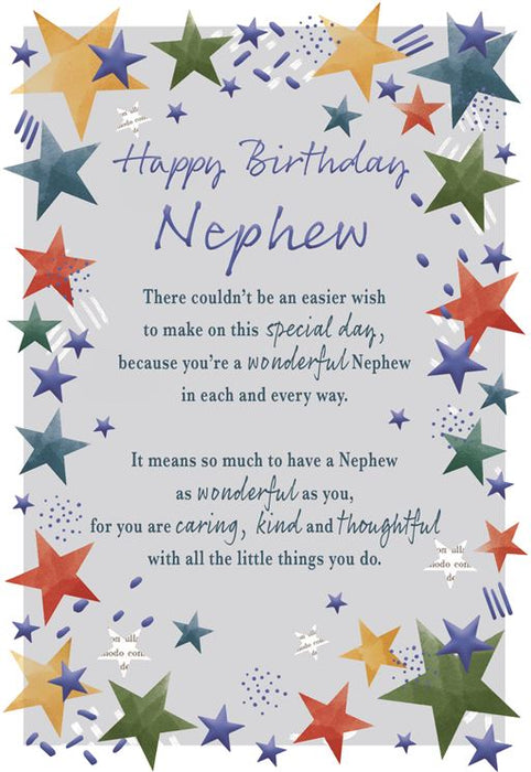ICG Happy Birthday Nephew Card