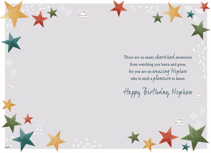 ICG Happy Birthday Nephew Card