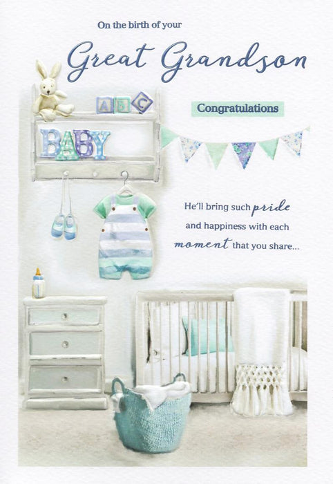 ICG On The Birth Of Your Great Grandson Card