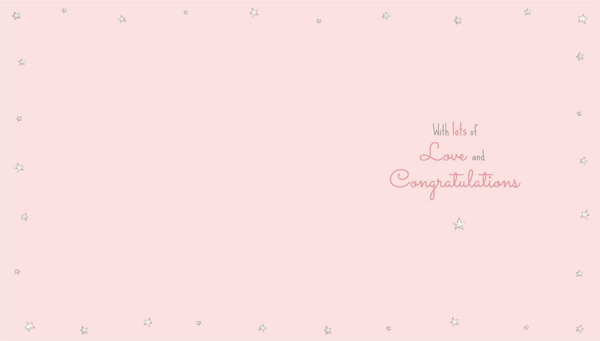 ICG 'A Gorgeous Baby Granddaughter What Wonderful News' Card