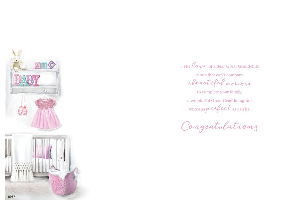 ICG On The Birth Of Your Great Granddaughter Card