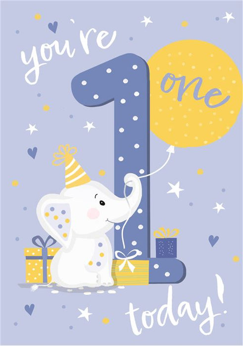 ICG You're 1 Today Boy Birthday Card