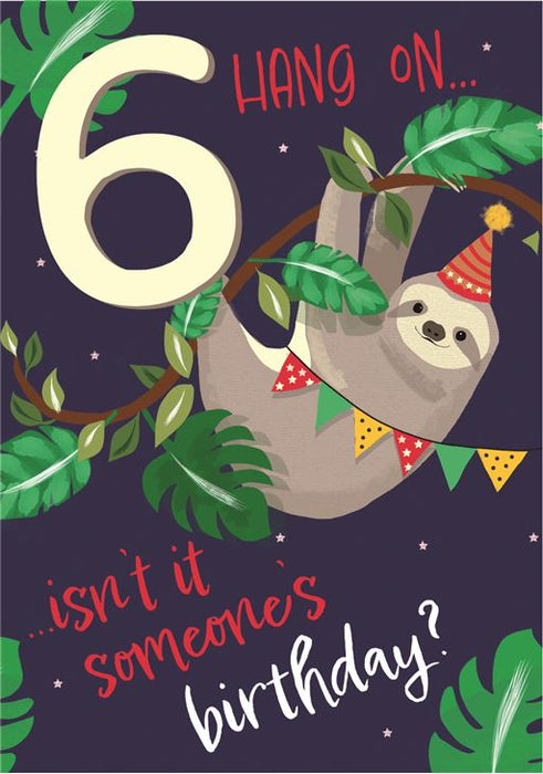 ICG Hang On 6 Isn't It Someones Birthday Card
