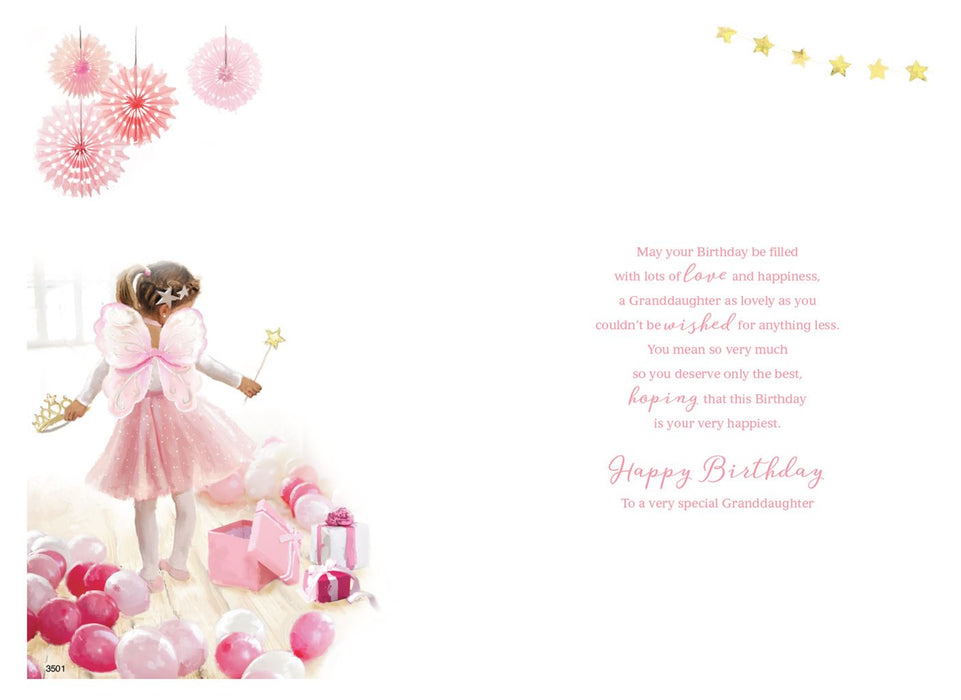 ICG To A Special Granddaughter Birthday Card