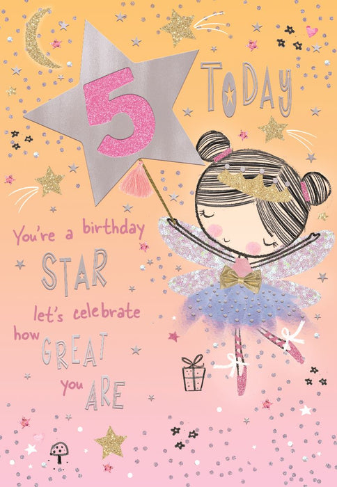 ICG 5 Today You Are Birthday Star Card