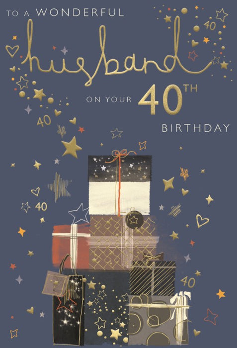 ICG Husband 40th Birthday Card