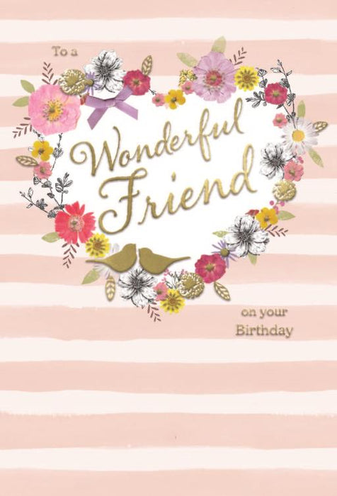 ICG Wonderful Friend Birthday Card