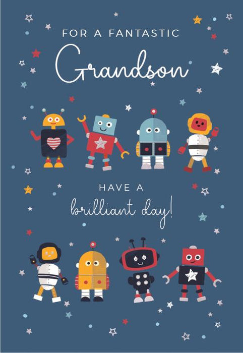 ICG For A Fantastic Grandson Birthday Card