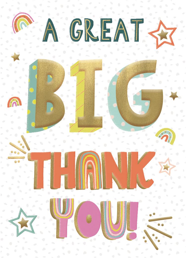ICG A Great Big Thank You Card — Maple Gifts