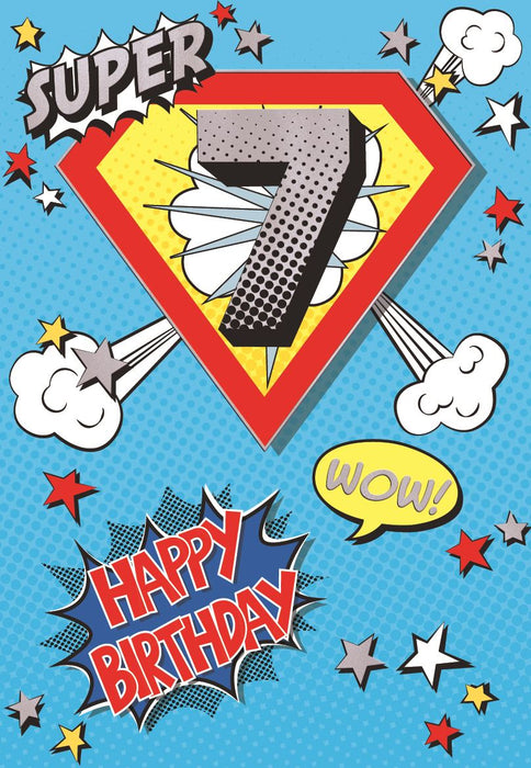 ICG Super 7 WOW Birthday Card