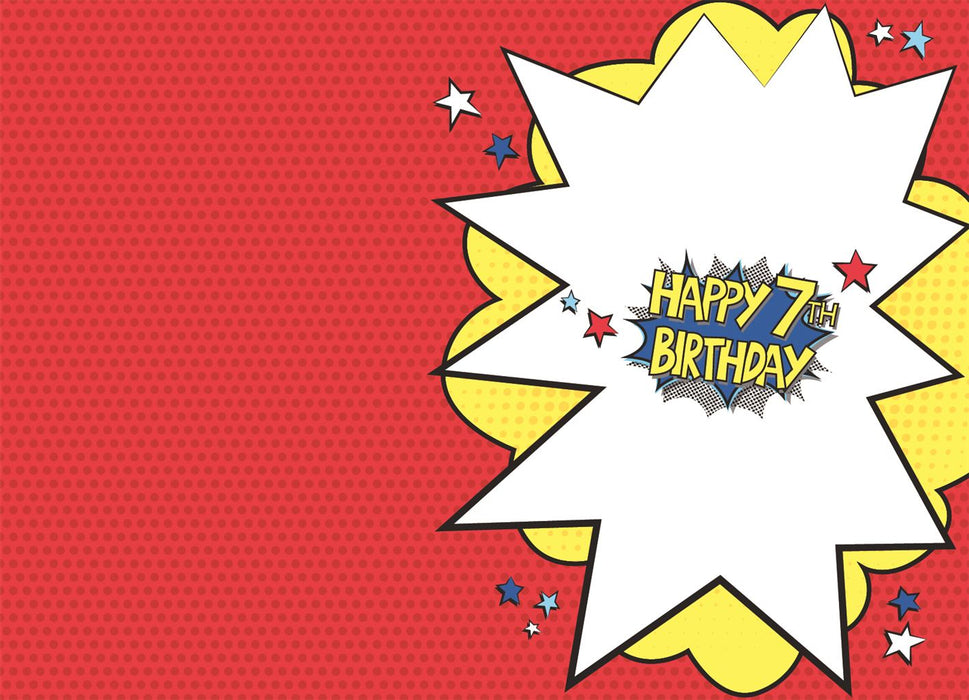 ICG Super 7 WOW Birthday Card