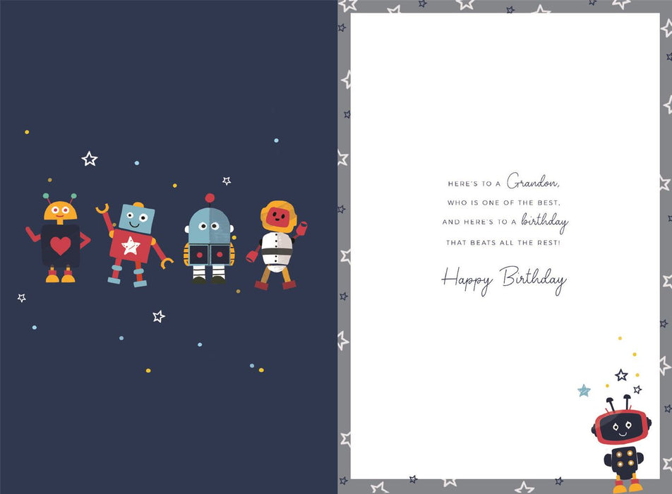 ICG For A Fantastic Grandson Birthday Card