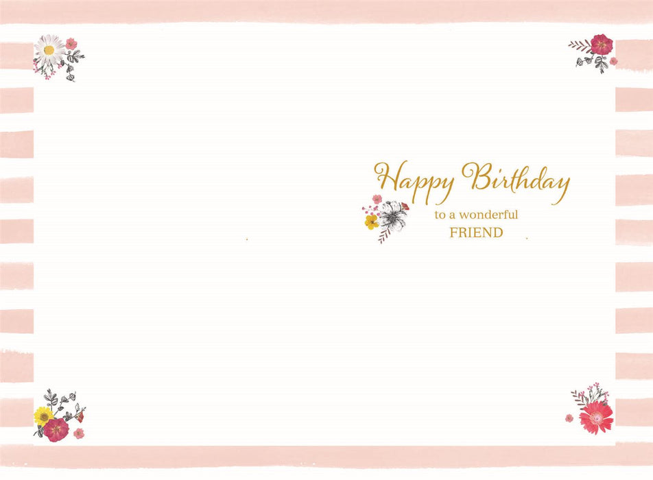 ICG Wonderful Friend Birthday Card