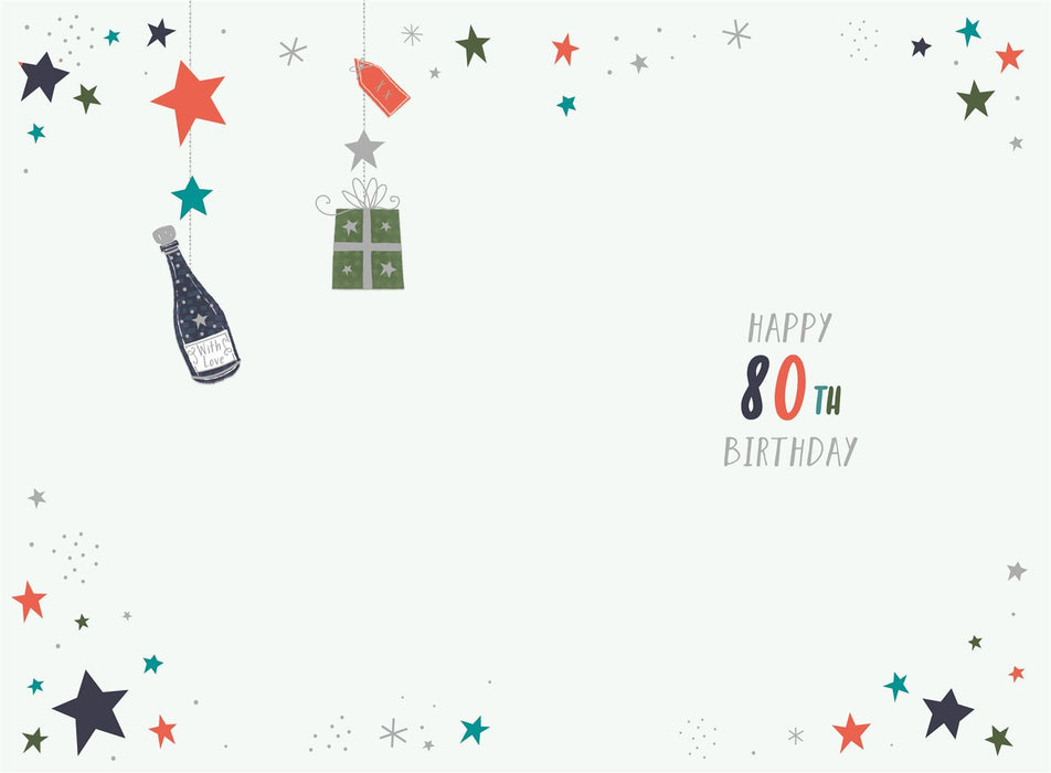 ICG Happy Birthday 80 Today Card