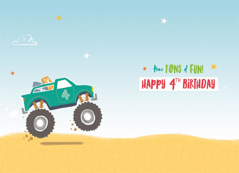 ICG You Are 4 Today Birthday Card