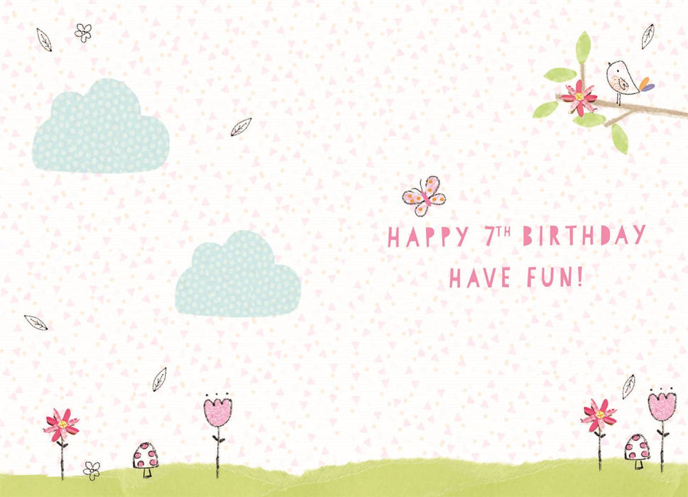 ICG  'You're 7 Today Yay' Birthday Card